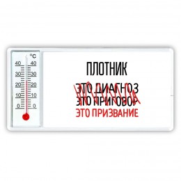 плотник это диагноз это приговор это призвание