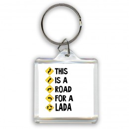 This is a road for a Lada