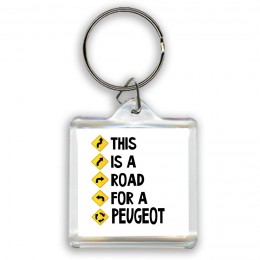 This is a road for a Peugeot