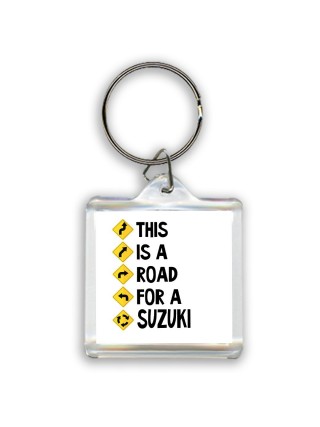 This is a road for a Suzuki