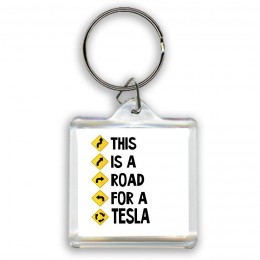 This is a road for a Tesla