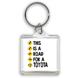 This is a road for a Toyota