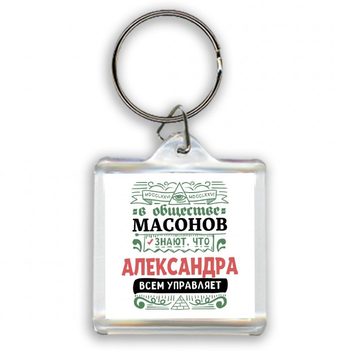 В обществе масонов знают, что Александра всем управляет