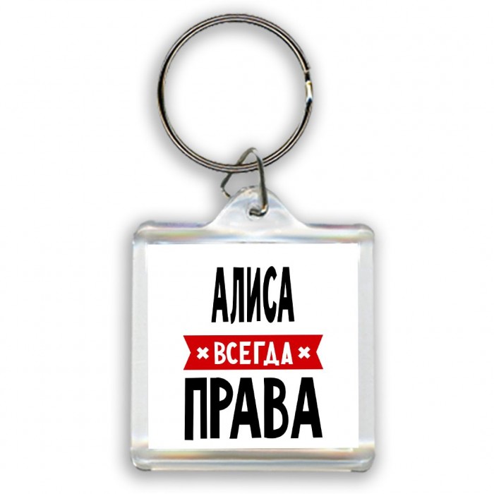 Алиса всегда права