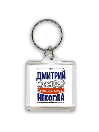 Дмитрий может всё только ему некогда