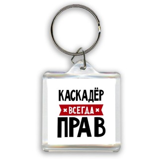 Каскадёр всегда прав