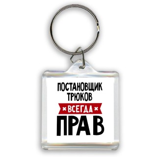 Постановщик Трюков всегда прав