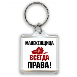 манекенщица всегда права