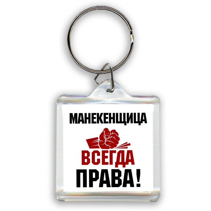 манекенщица всегда права