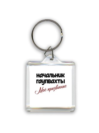 начальник гаупвахты моё призвание