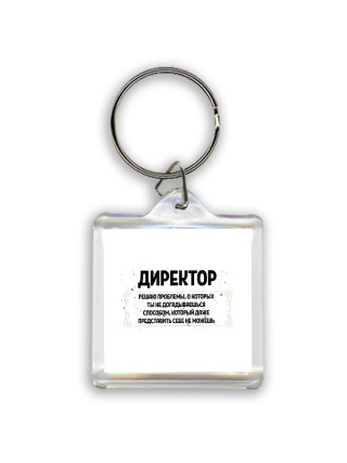 директор решаю проблемы, о которых ты не догадываешься способом, который даже представить себе не можешь