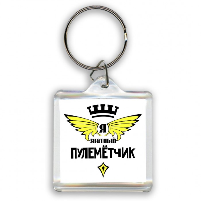 Я знатный пулемётчик