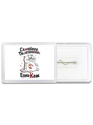 семейное положение -  есть кот