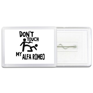 Don't touch my Alfa Romeo