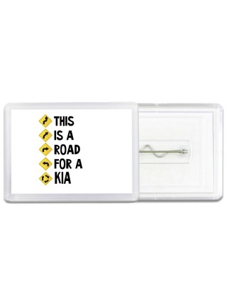 This is a road for a Kia