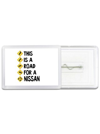 This is a road for a Nissan