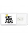 Гордая владелица Jaguar