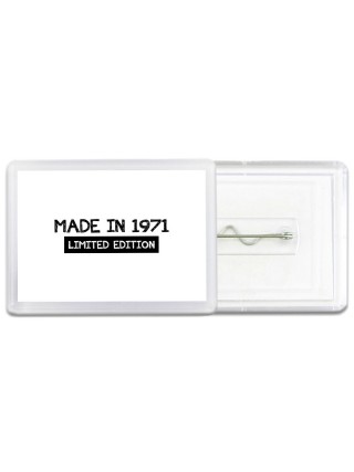 made in 1971 limited edition