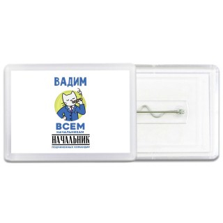Вадим всем начальникам начальник подчиненных командир