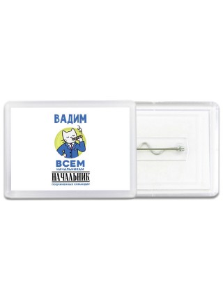 Вадим всем начальникам начальник подчиненных командир