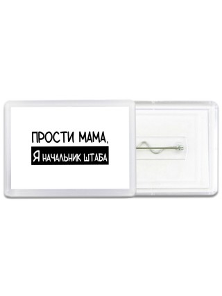 Прости мама, я начальник штаба