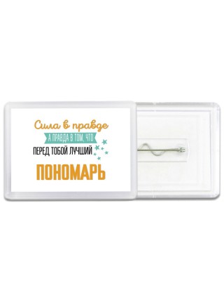 Сила в правде а правда в том, что перед тобой лучший пономарь