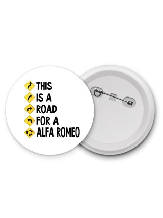 This is a road for a Alfa Romeo