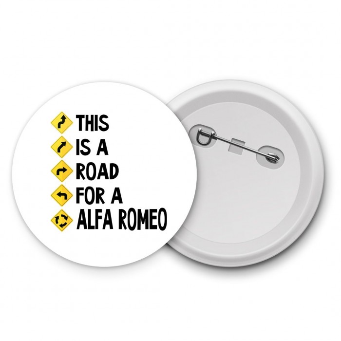 This is a road for a Alfa Romeo