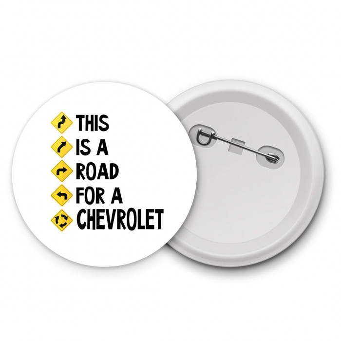 This is a road for a Chevrolet