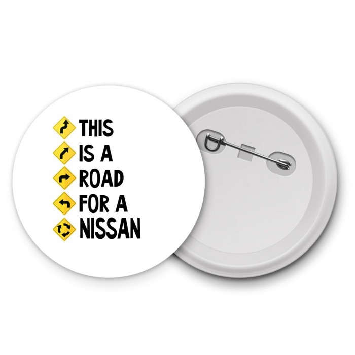 This is a road for a Nissan