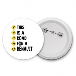 This is a road for a Renault