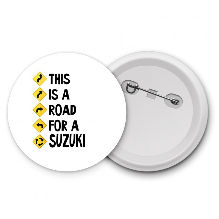 This is a road for a Suzuki