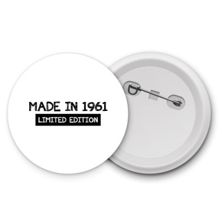 made in 1961 limited edition