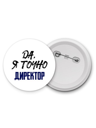 Да, я точно директор