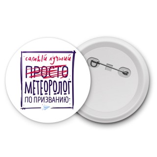 Самый лучший просто МЕТЕОРОЛОГ по призванию