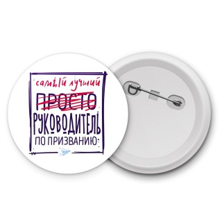 Самый лучший просто РУКОВОДИТЕЛЬ по призванию