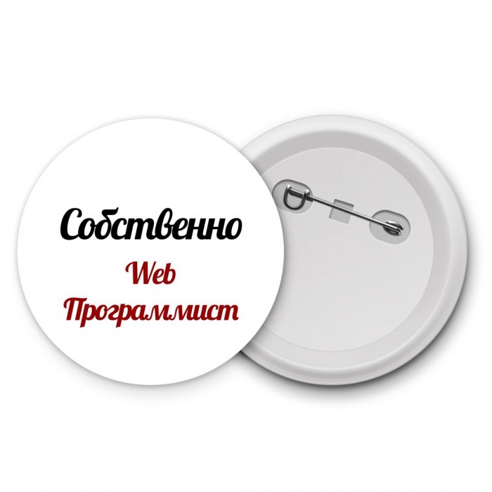 Собственно, Web Программист