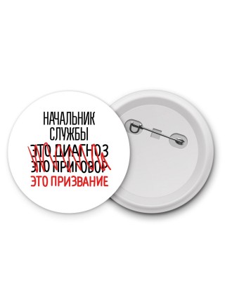 начальник службы это диагноз это приговор это призвание